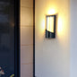 Contemporary Industrial Aluminum Acrylic LED Waterproof Outdoor Wall Sconce Lamp For Garden