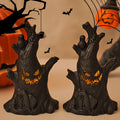 Contemporary Creative Ghost Face Stump Plastic LED Night Light Table Lamp For Bedroom