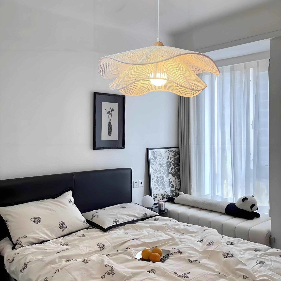 Vintage Hemp Rope Pendant Light