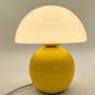 Contemporary Nordic Glass Ceramic Mushroom 1-Light Table Lamp For Study