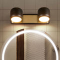 Modern Simplicity Cylinder Iron LED Vanity Light Mirror Front Wall Sconce Lamp For Bathroom
