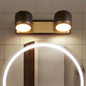 Modern Simplicity Cylinder Iron LED Vanity Light Mirror Front Wall Sconce Lamp For Bathroom