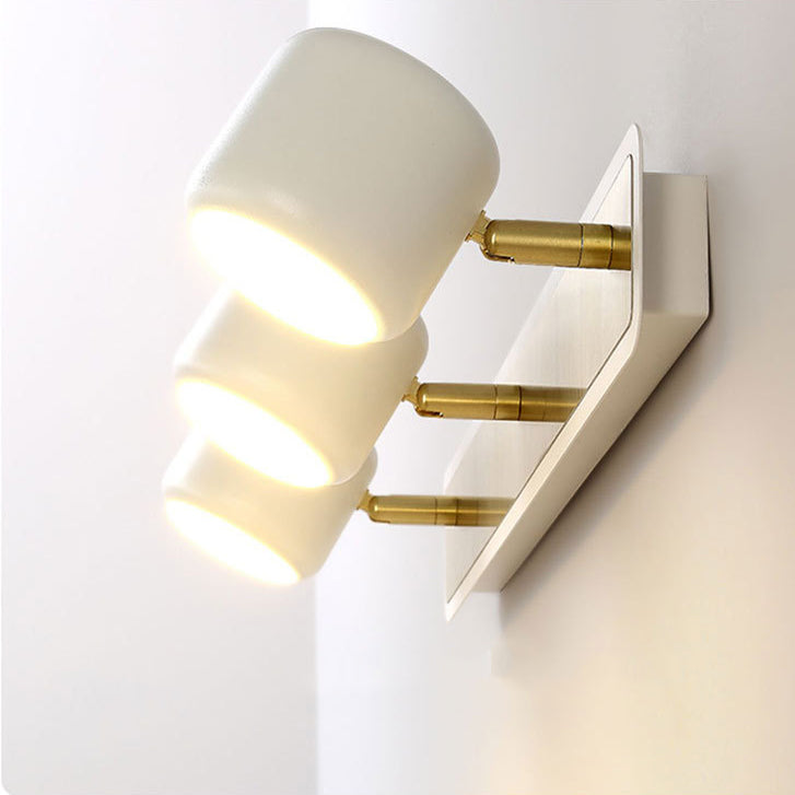 Modern Simplicity Cylinder Iron LED Vanity Light Mirror Front Wall Sconce Lamp For Bathroom