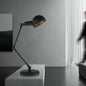 Contemporary Nordic Iron Semicircular 1-Light Rocker Arm Table Lamp For Bedroom
