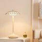 Contemporary Creative Aluminum Acrylic Umbrella Shade USB LED Table Lamp For Bedroom