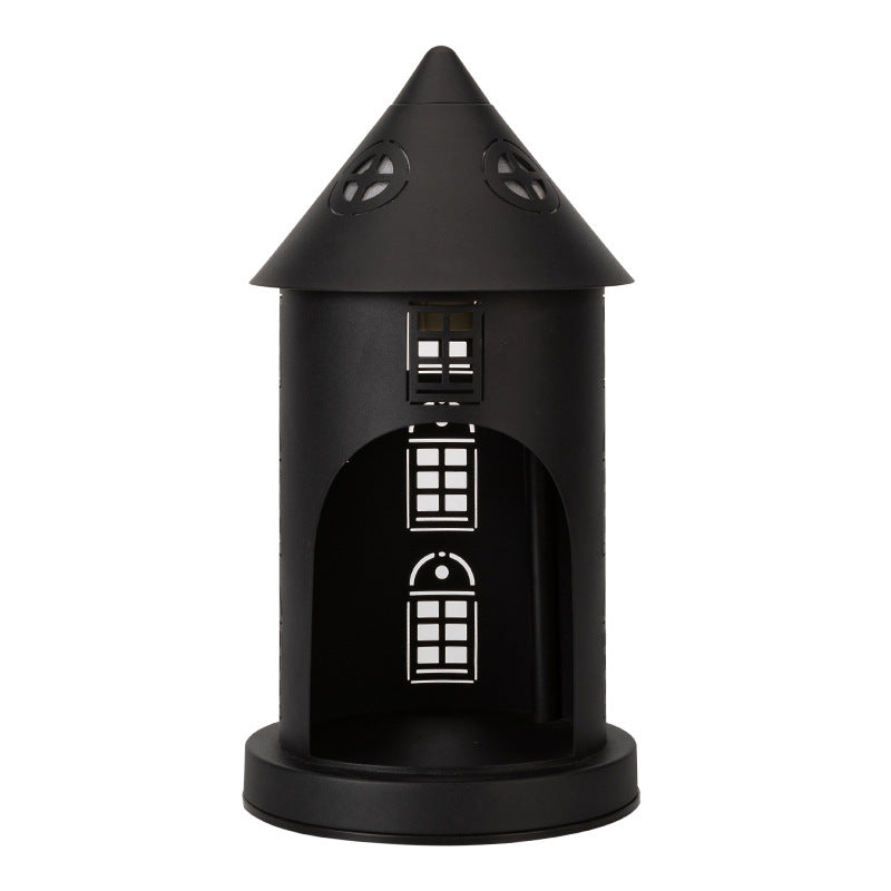 Modern Simplicity Iron Arch Castle 1-Light Melting Wax Table Lamp For Bedroom