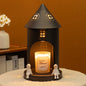 Modern Simplicity Iron Arch Castle 1-Light Melting Wax Table Lamp For Bedroom