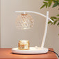 Contemporary Simplicity Boat Glass Globe Shade Hardware 1-Light Melting Wax Table Lamp For Bedroom