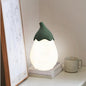 Modern Simplicity Iron Pear PE Shade Portable LED Table Lamp Night Light For Bedroom