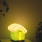 Contemporary Creative Ceramic Cute Snow House USB LED Table Lamp Night Light For Bedroom