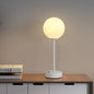 Modern Minimalist Planet Round Orb Iron Acrylic LED Table Lamp For Bedroom