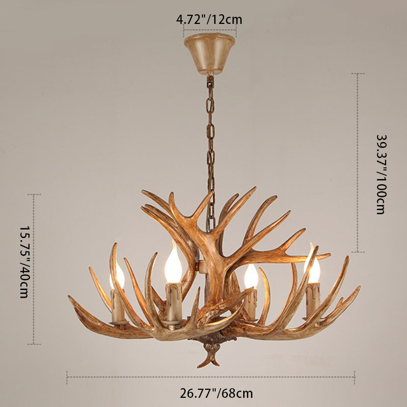 Art Deco Antler Chandelier
