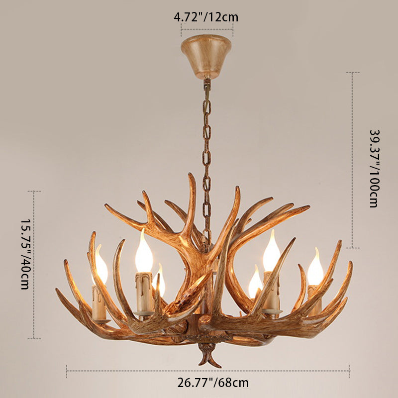Art Deco Antler Chandelier