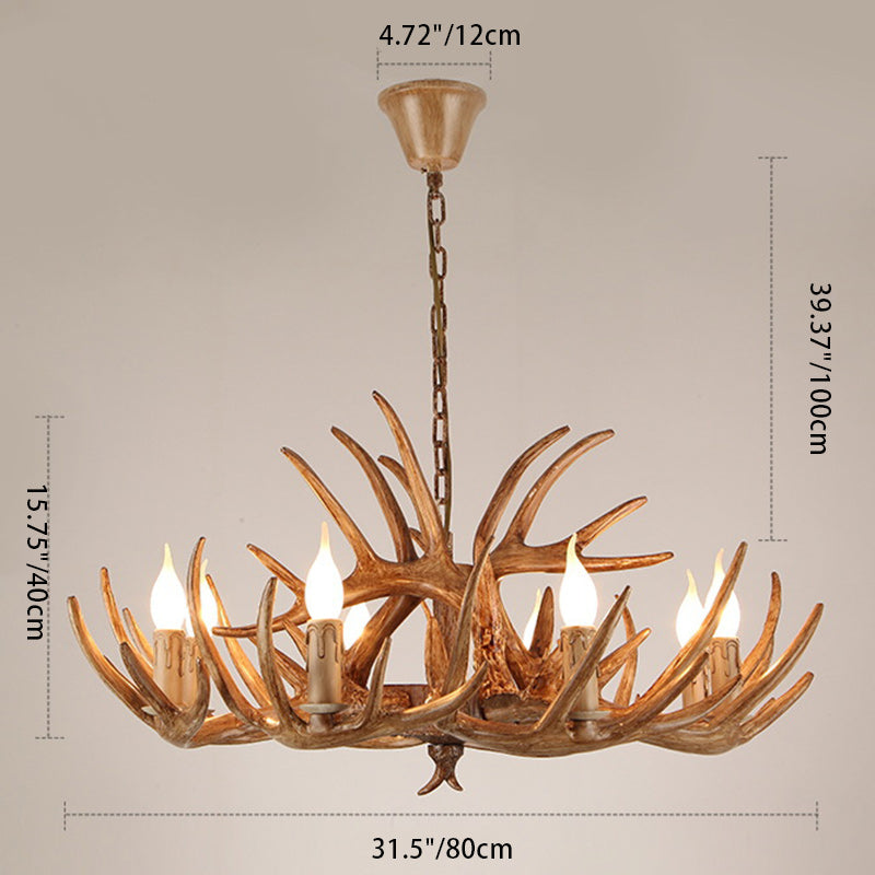 Art Deco Antler Chandelier