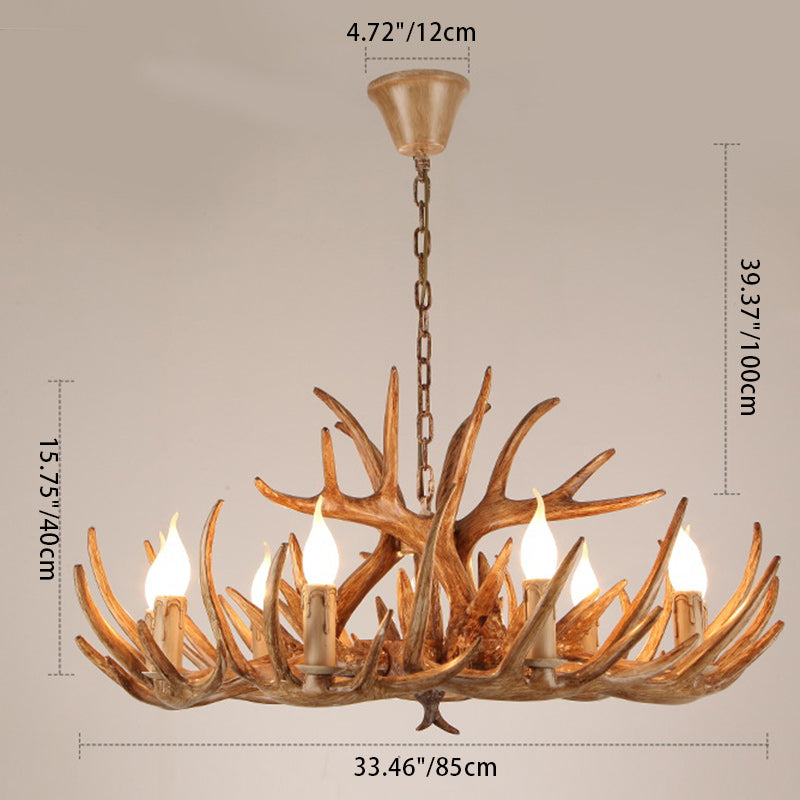 Art Deco Antler Chandelier