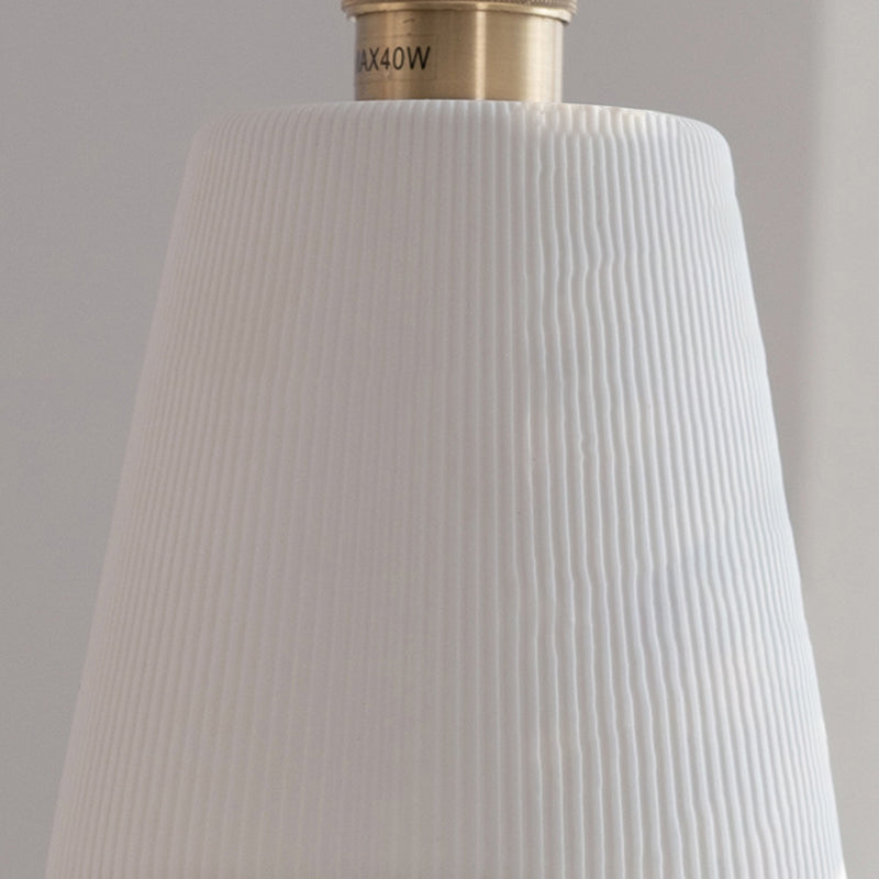 Scandinavian Copper & Ceramic Pendant Light