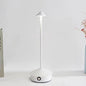 Modern Minimalist USB Pointed Round Metal LED Table Lamp For Bedroom