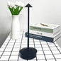 Modern Minimalist USB Pointed Round Metal LED Table Lamp For Bedroom