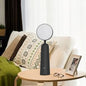Modern Minimalist Portable USB Magnifier Shape Round Cylinder ABS LED Table Lamp For Bedroom
