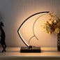 Contemporary Creative Sailboat Snail Iron Aluminum Silicone LED Table Lamp For Bedroom