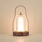 Contemporary Creative Cylinder Round Ball Mountain Shape Round Base Iron Acrylic LED Table Lamp For Bedroom