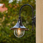 Contemporary Industrial Waterproof Horn Shape Round Cone Aluminum Acrylic 1-Light Wall Sconce Lamp For Outdoor