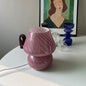 Modern Art Deco USB Round Glass LED Table Lamp For Bedroom
