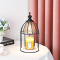 Modern Minimalist Round Cone Cylinder Marble Iron Glass 1-Light Melting Wax Table Lamp For Bedroom