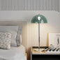 Modern Minimalist Bud Mushroom Round Semicircle Iron Acrylic 1-Light Table Lamp For Bedroom