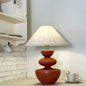 Traditional French Table Lamp – 1-Light Frustum Cone Design in Resin & Fabric for Bedroom