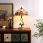 Traditional Vintage Swan Dome Shell Copper 1-Light Table Lamp For Bedroom
