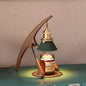 Traditional Vintage Cone Ash Metal 1-Light Melting Wax Table Lamp For Bedroom