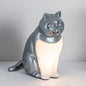 Modern Art Deco Cute Kitty Plastic Table Lamp LED for Bedroom