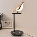 Contemporary Creative Bird Table Lamp – Zinc Alloy & Acrylic LED Light for Bedroom