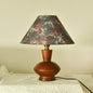 Modern Mid-Century Frustum Cone Fabric Solid Wood 1-Light Table Lamp For Bedroom