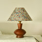 Modern Mid-Century Frustum Cone Fabric Solid Wood 1-Light Table Lamp For Bedroom