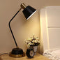 Contemporary Nordic Frustum Cone Metal 1-Light Table Lamp For Bedroom