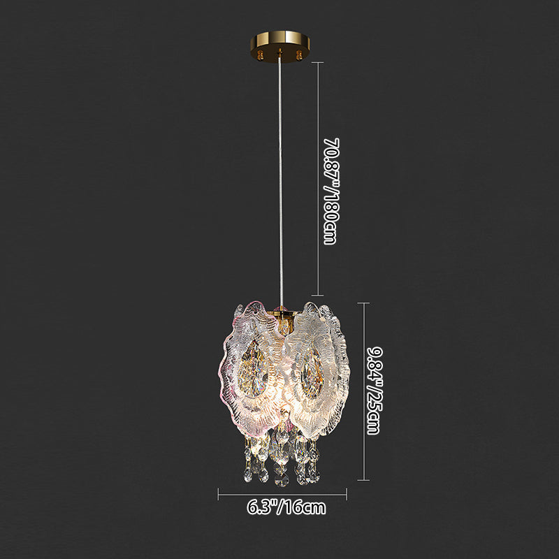 Luxury Crystal Butterfly Pendant Light