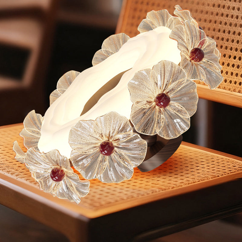 Luxury Crystal Flower LED Ceiling Light