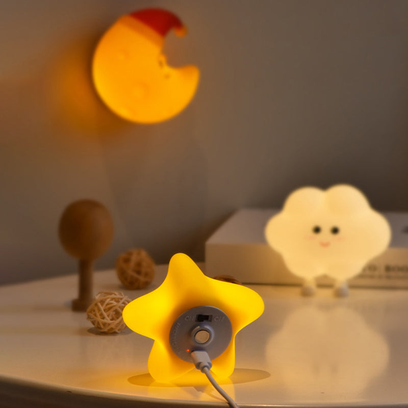 Star Moon Cloud Kids LED Night Light Lamp