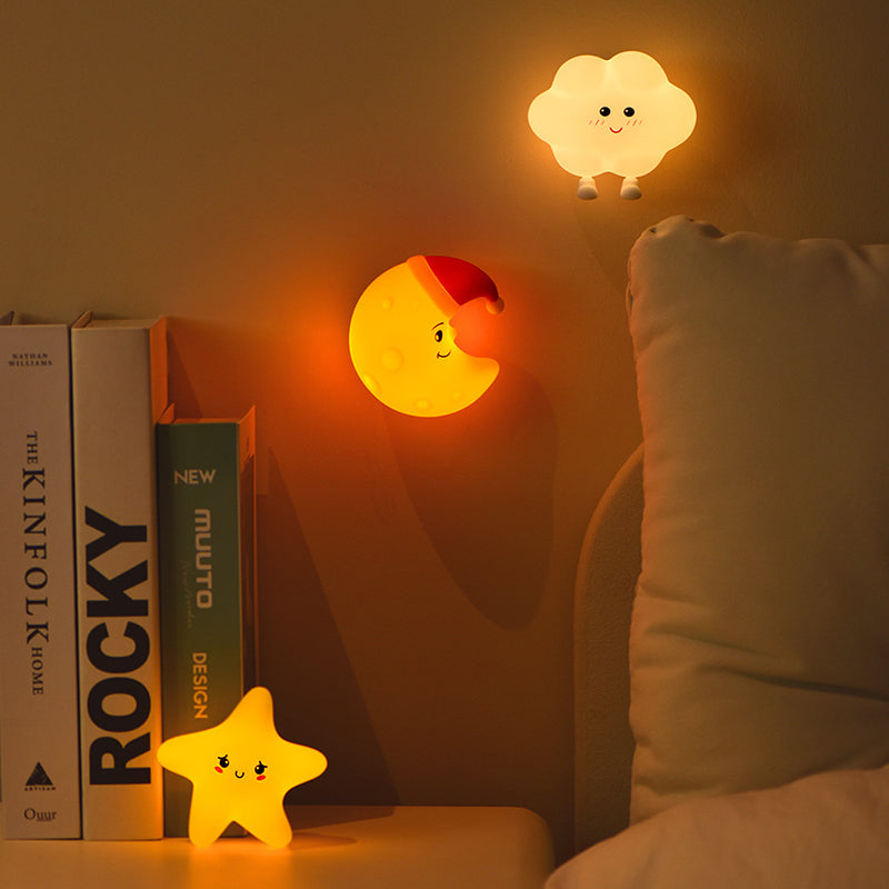 Star Moon Cloud Kids LED Night Light Lamp
