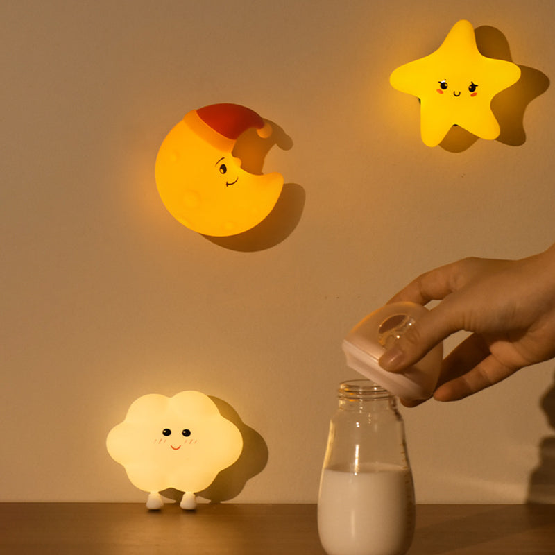 Star Moon Cloud Kids LED Night Light Lamp