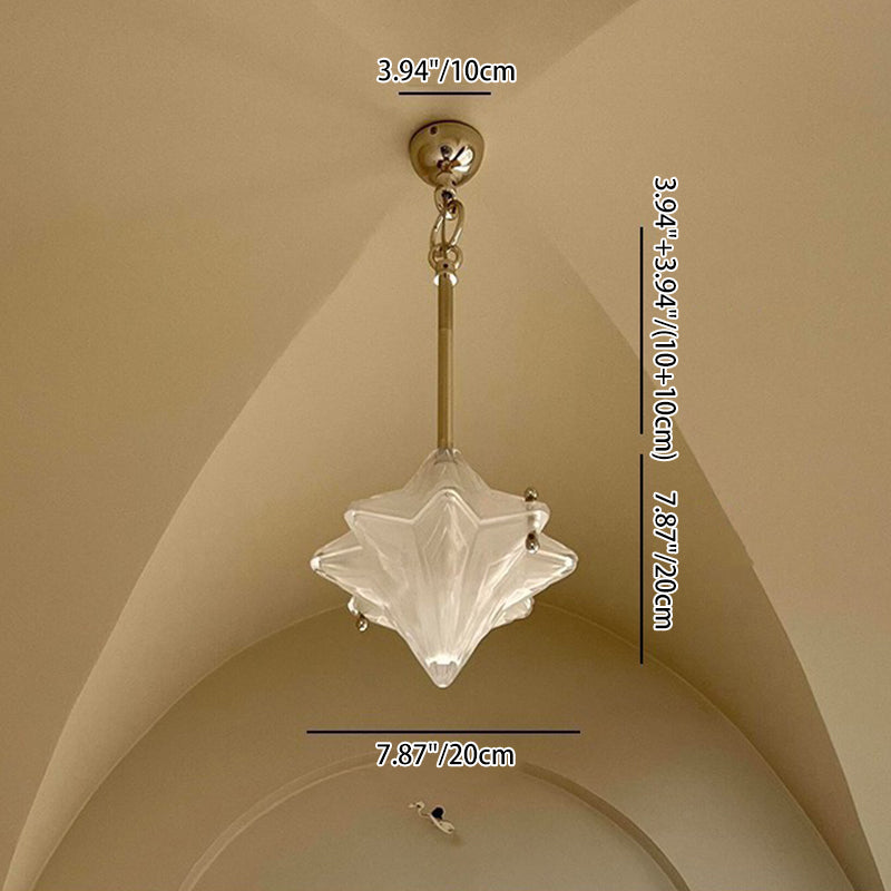 Luxury Star Glass Pendant Light