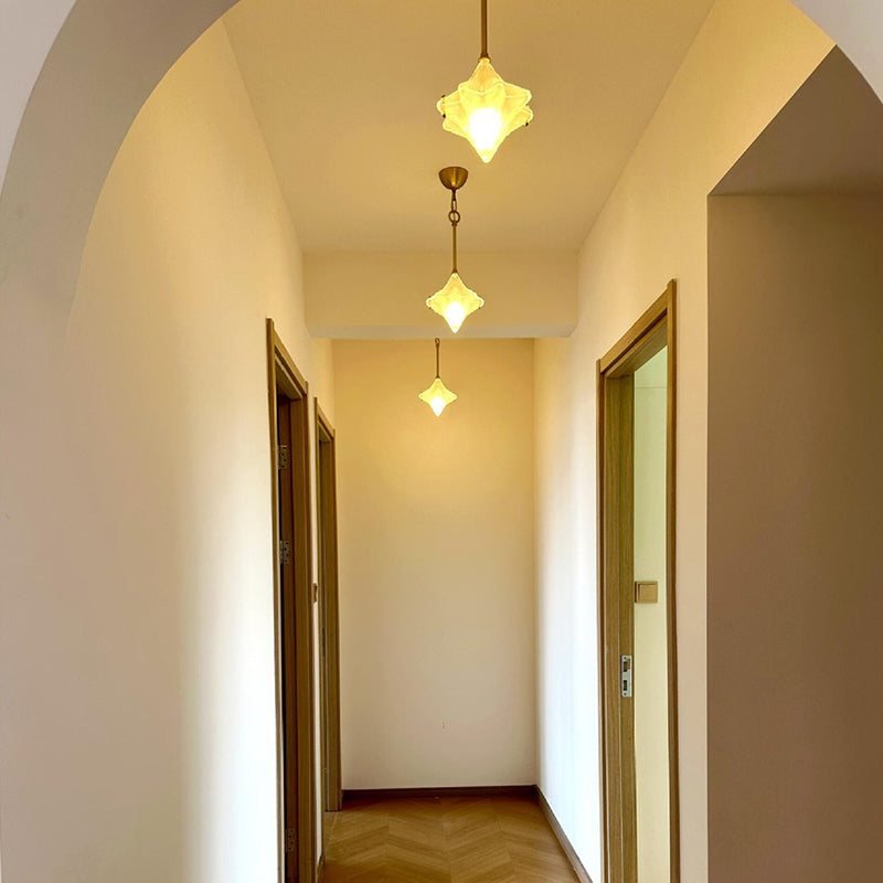 Luxury Star Glass Pendant Light