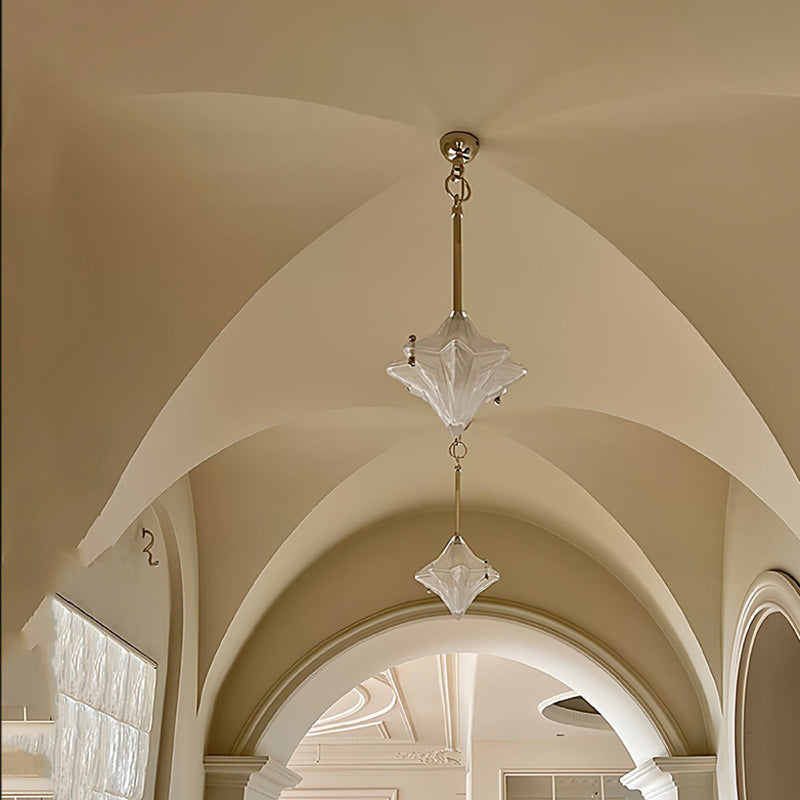 Luxury Star Glass Pendant Light