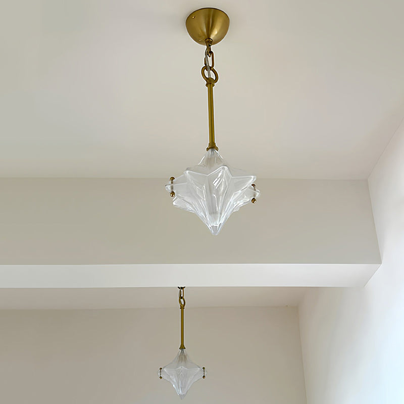 Luxury Star Glass Pendant Light