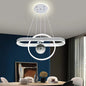 Oval Heart Round LED Island Chandelier