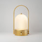 Modern Minimalist Oval Metal Iron Glass Inductive Portable USB LED Table Lamp For Bedroom