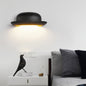 Contemporary Creative Hat Waterproof Aluminum PC Outdoor LED Wall Sconce Lamp For Outdoor Patio