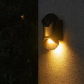 Contemporary Creative Waterproof Conch Aluminum Glass Outdoor LED Wall Sconce Lamp For Outdoor Patio